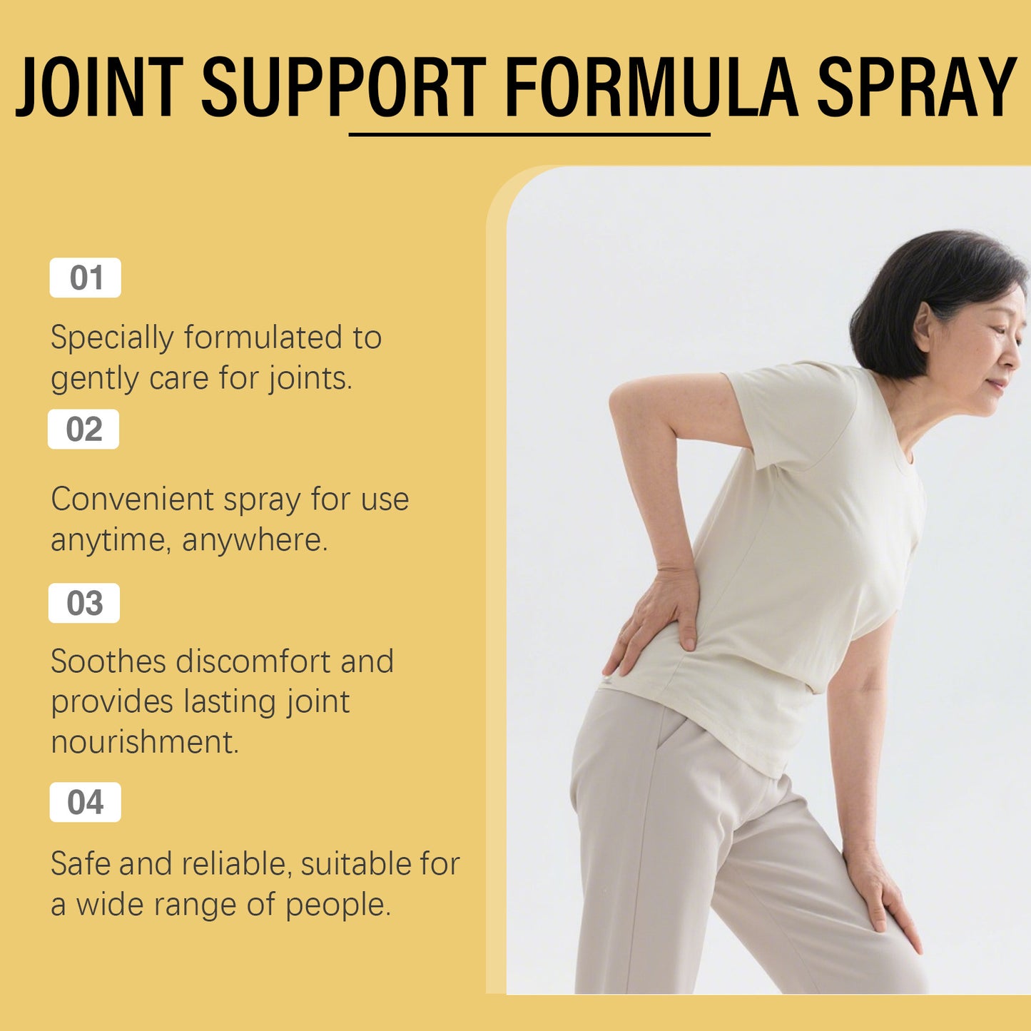 XIMONTH Bee Venom Joint Care Spray - Gentle Care and Daily Maintenance Spray for Body Joints and Muscles Super value single pack-FDC