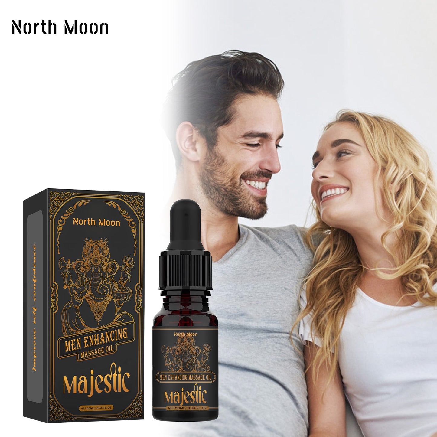 Men's Massage Oil Men's Body Moisturizer Gentle and Nourishing Skin External Use Men's Massage Oil