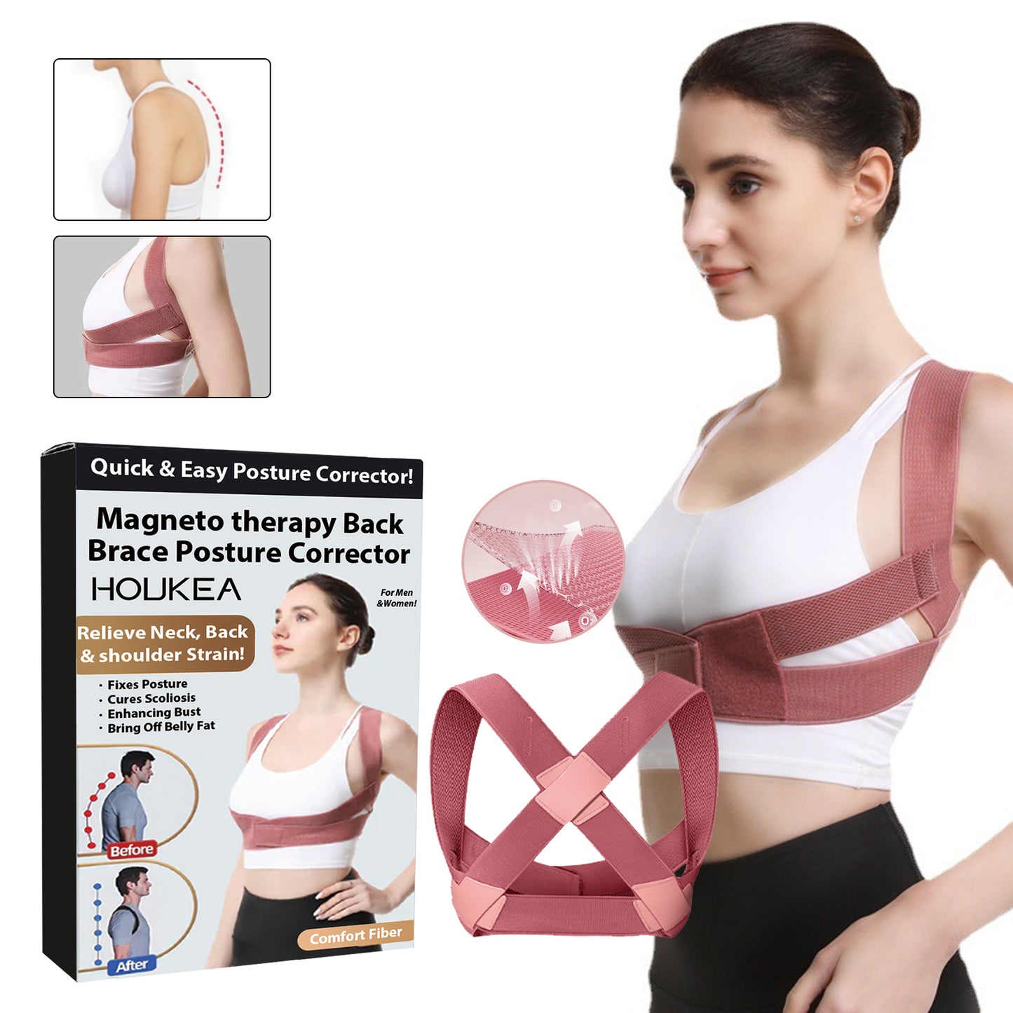 Back support posture corrector