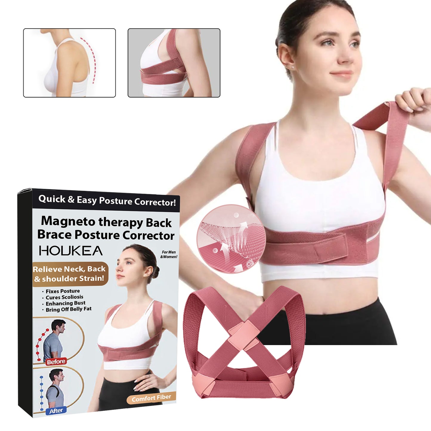 Back support posture corrector