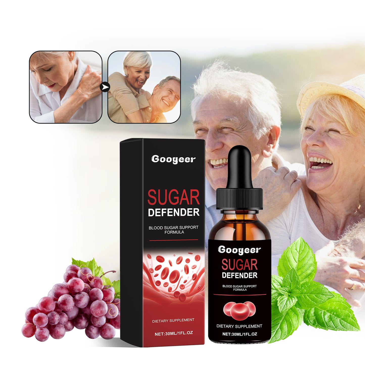 Googeer Dietary Supplement Relieves Physical Discomfort Boosts Vitality Enhances Immunity Body Care Dropsg-YAO