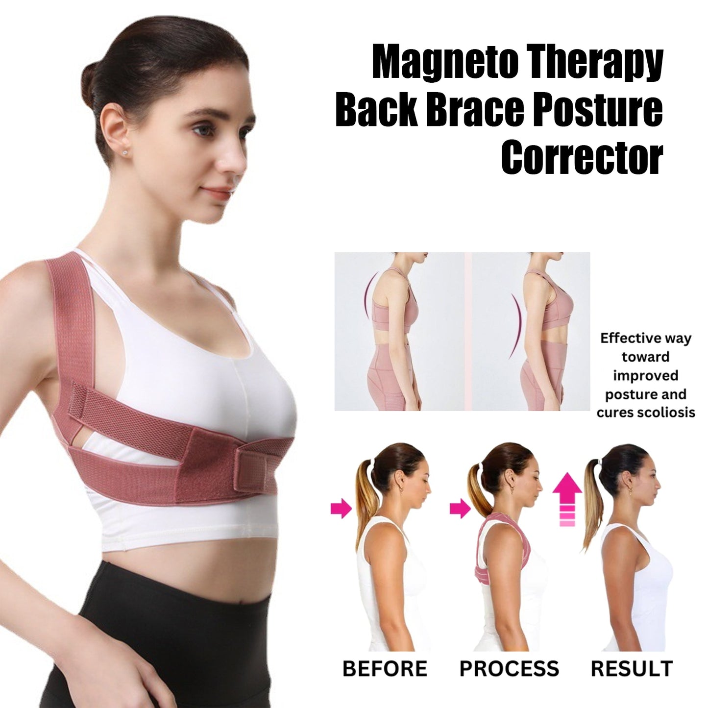 Back support posture corrector
