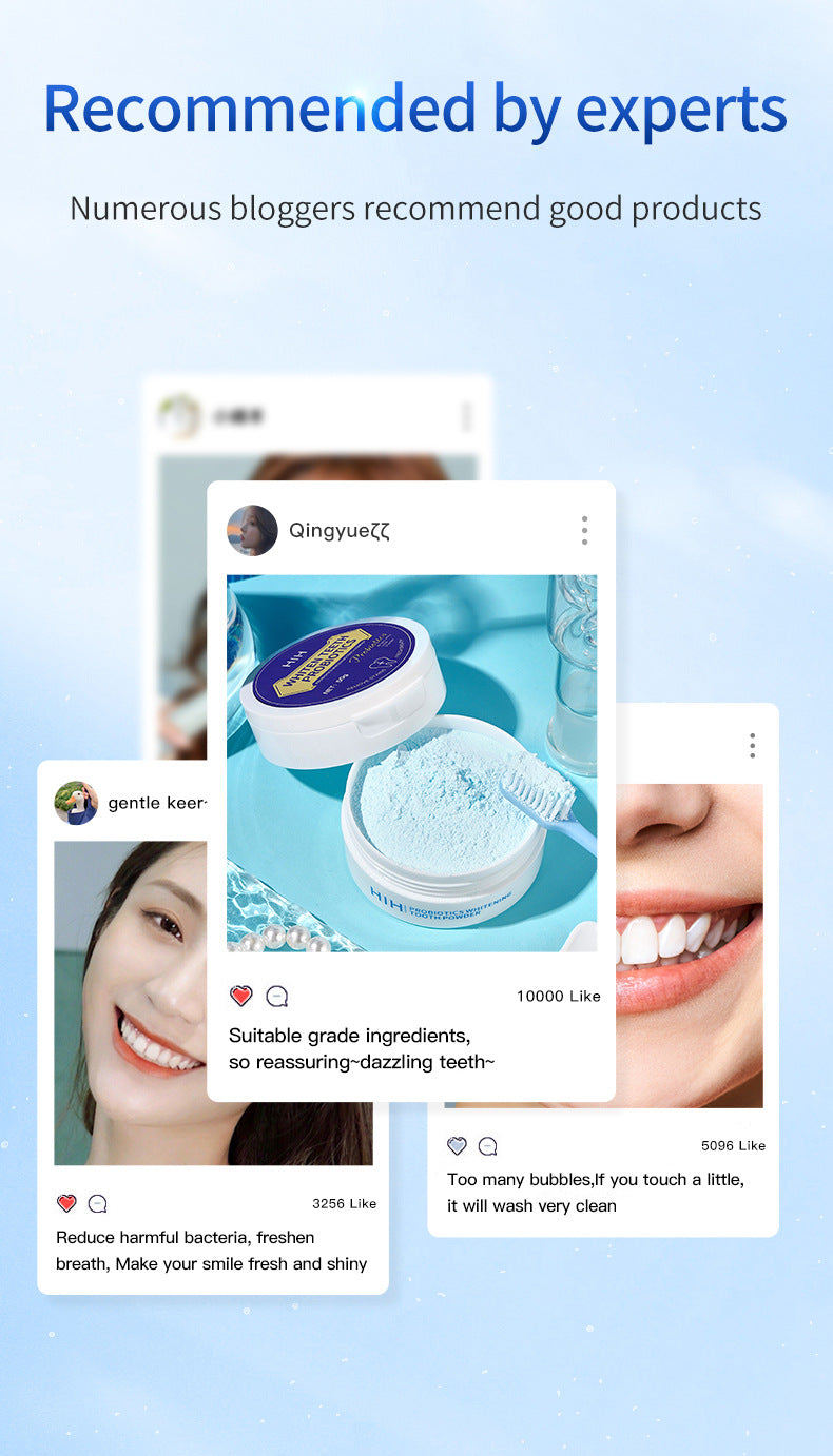 Probiotic Brighten Quick Whitening Tooth powder-BX