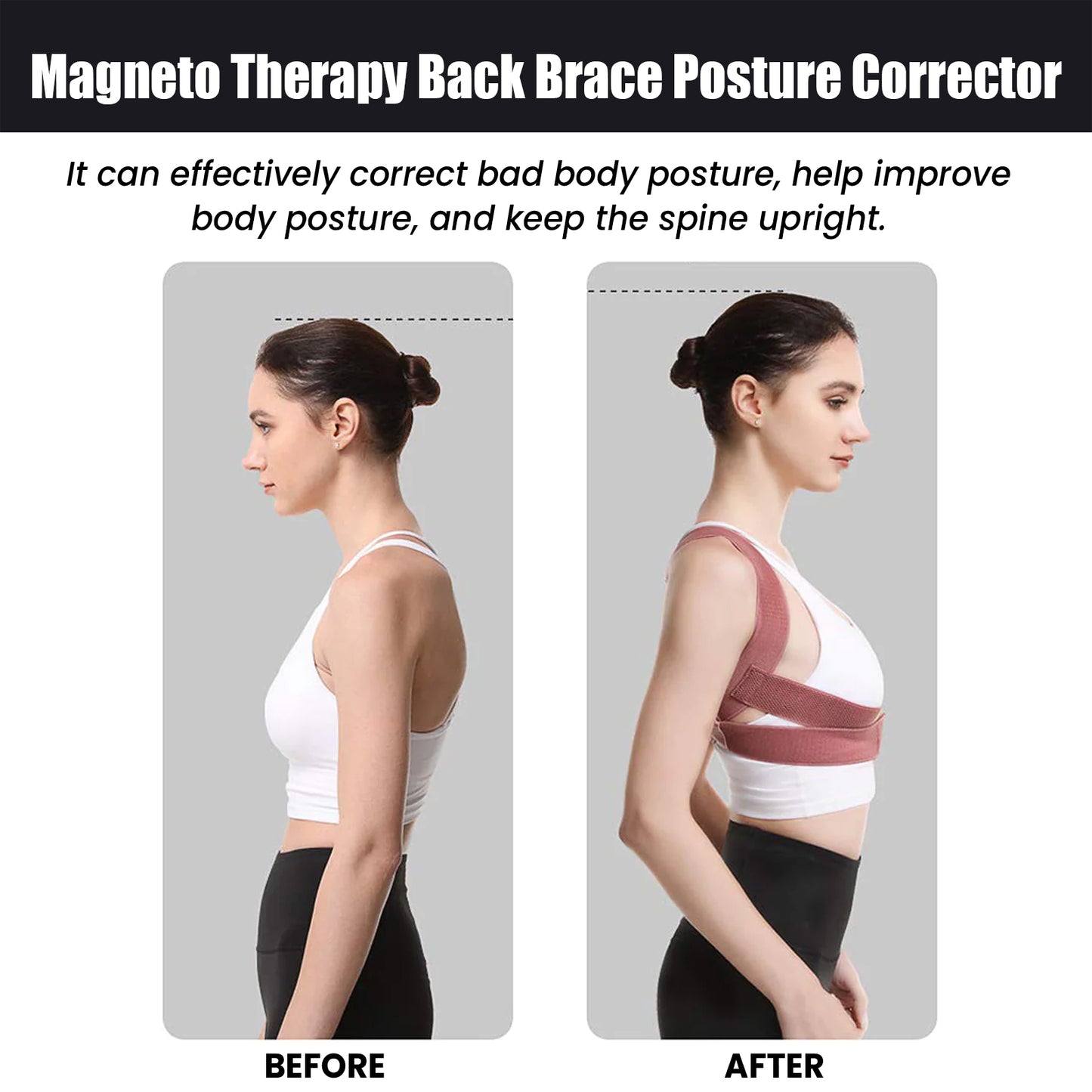 Back support posture corrector