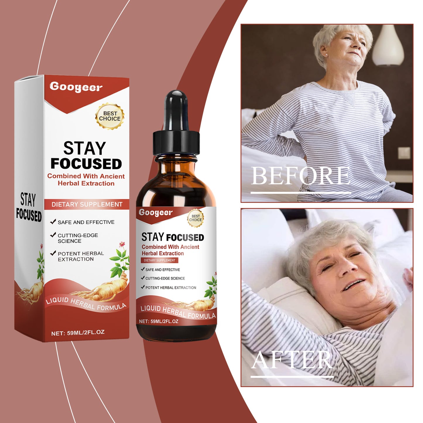 Ginseng Supplement Drops Dietary Supplement Body Treatment