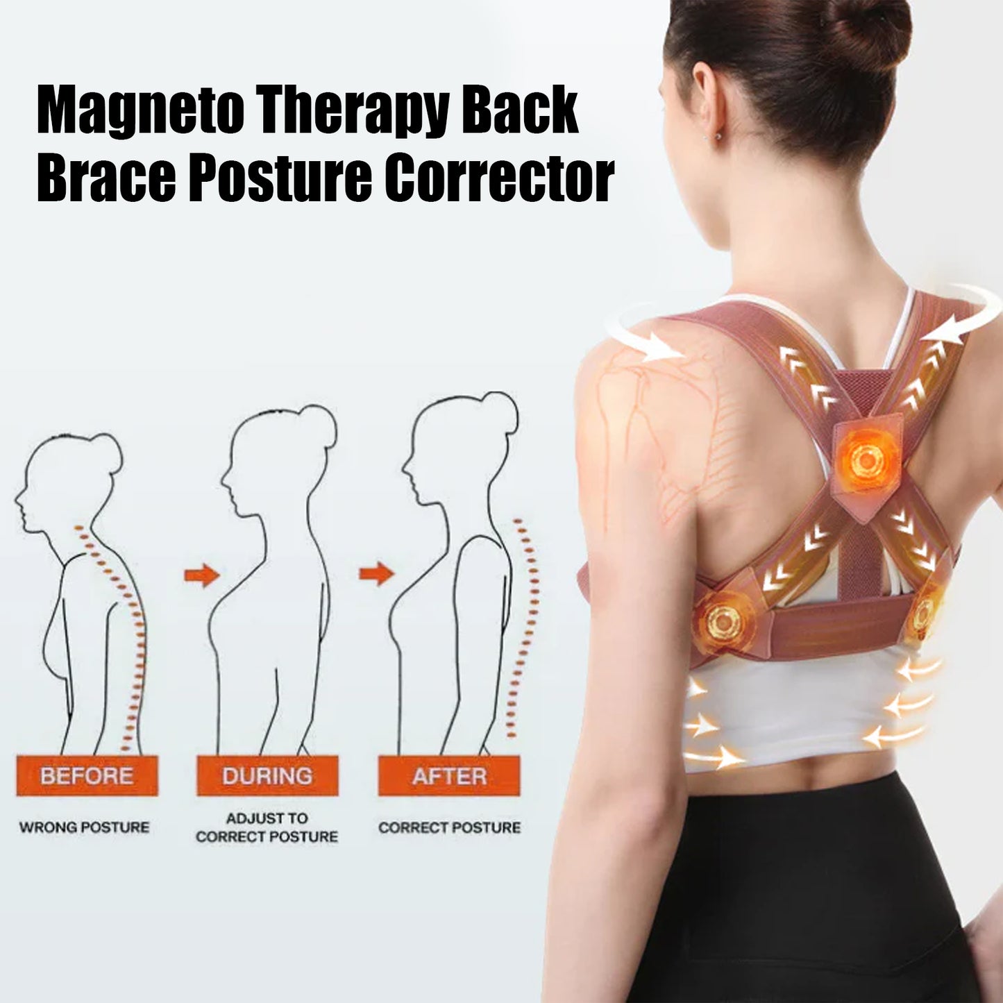 Back support posture corrector