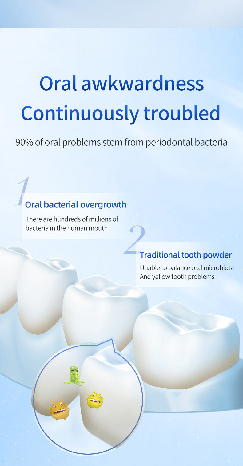 Probiotic Brighten Quick Whitening Tooth powder-BX