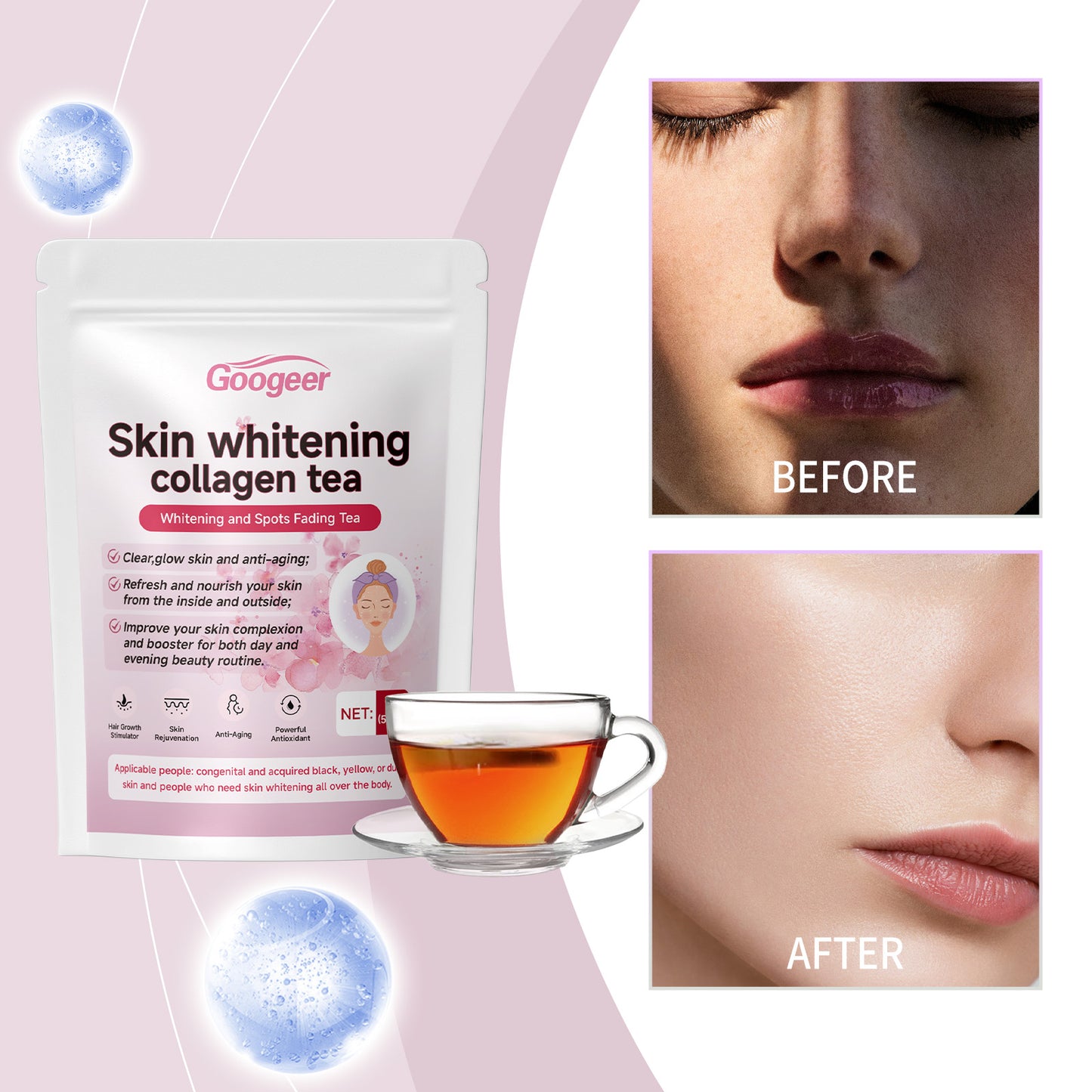 Whitening Collagen Tea Skin Treatment