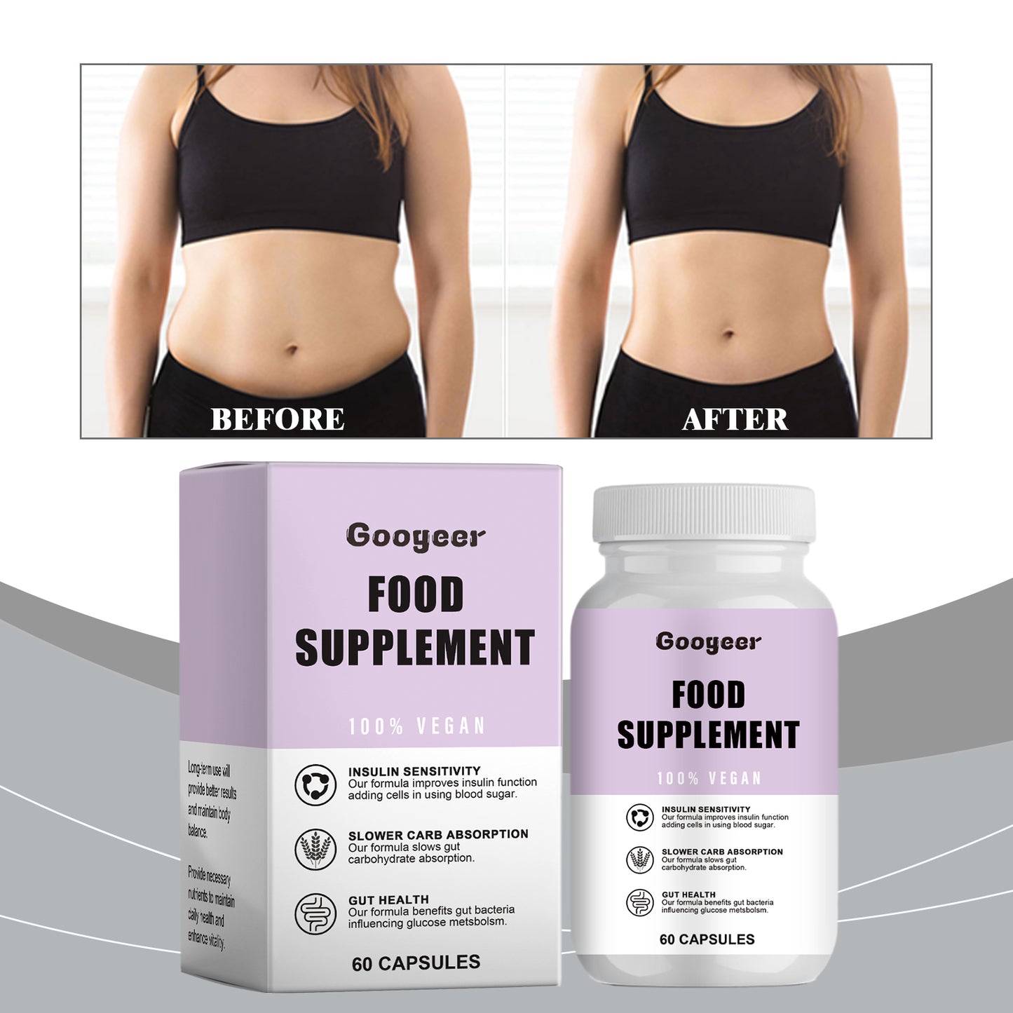 Blood Sugar Control Balance Capsules Food Supplements and Body Care