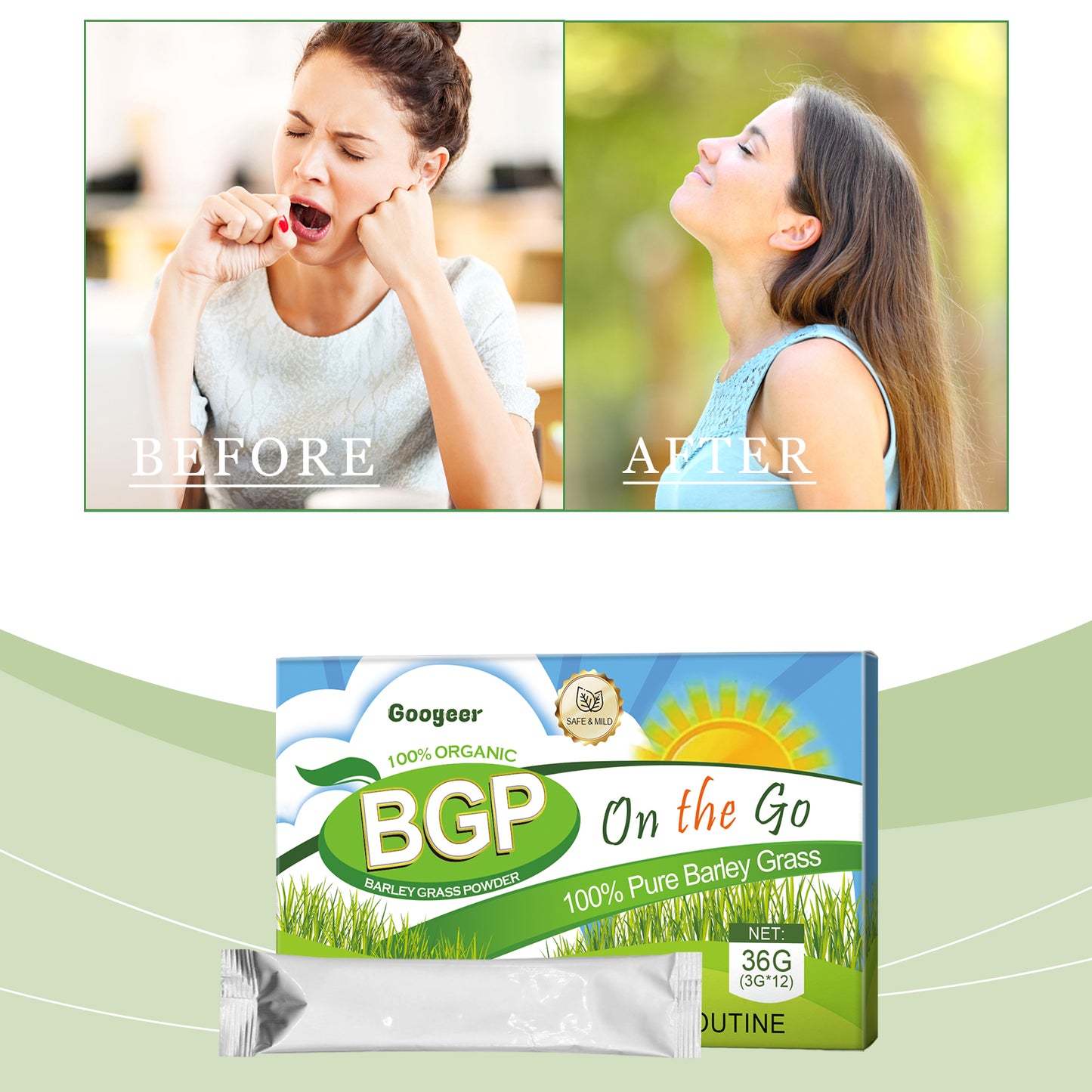 Barley Grass Powder Body Treatment