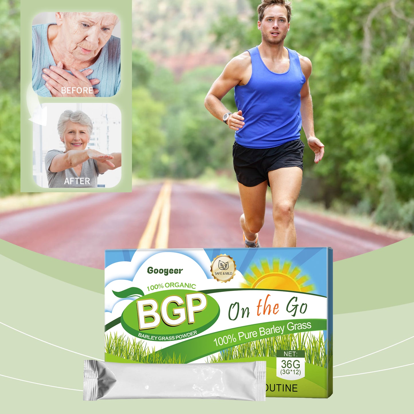 Barley Grass Powder Body Treatment