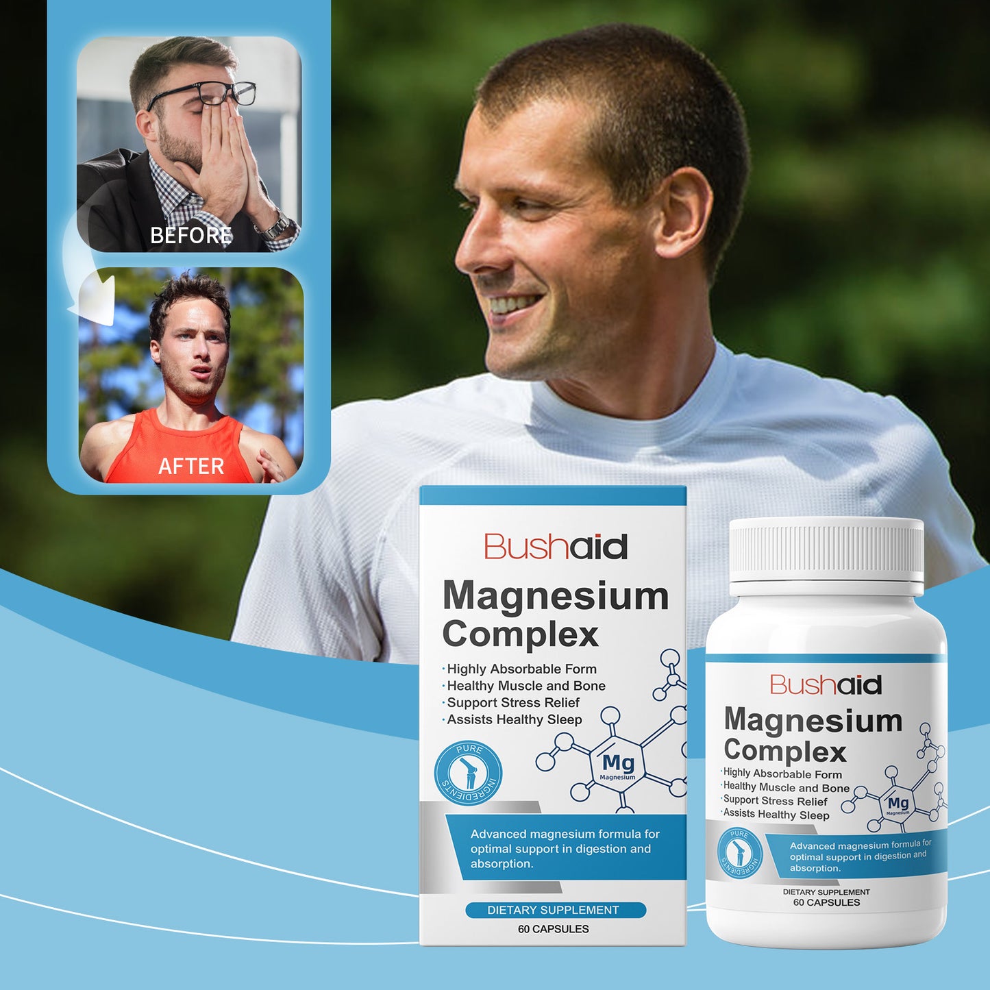 Vitamin Complex Care Capsules Revitalize Your Body Enhance Physical and Mental Comfort Care Capsules
