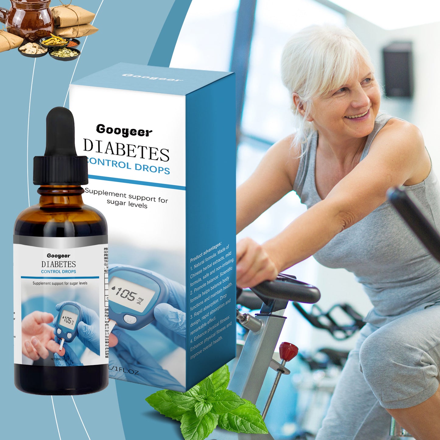 Diabetes Control Drops Body Treatment