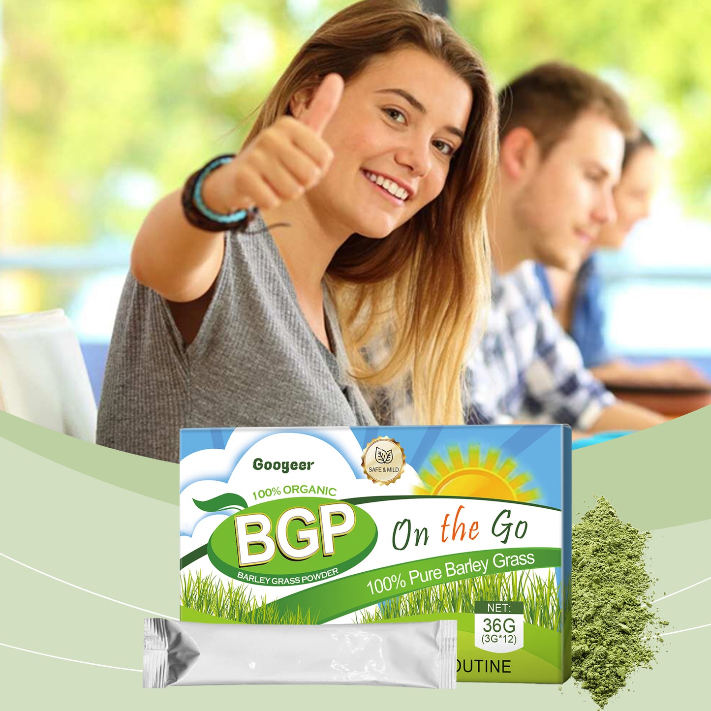 Barley Grass Powder Body Treatment