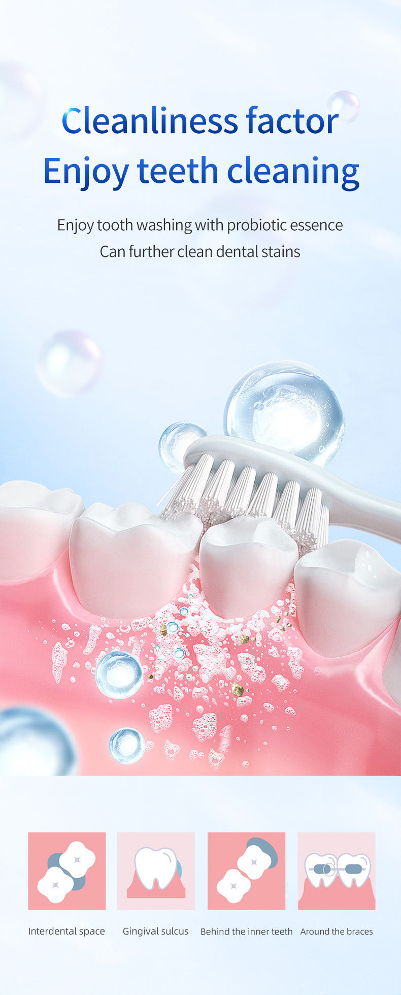 Probiotic Brighten Quick Whitening Tooth powder-BX