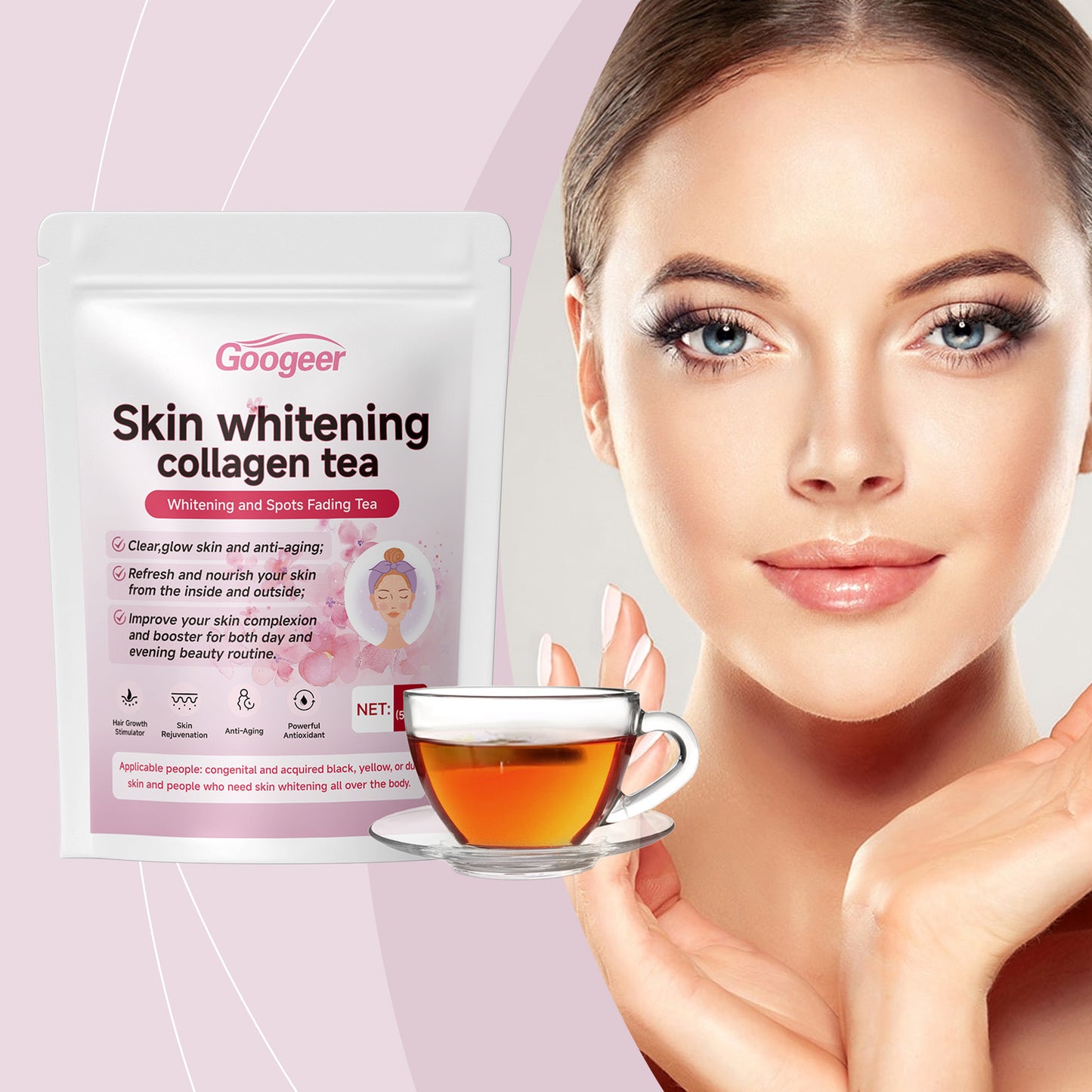 Whitening Collagen Tea Skin Treatment