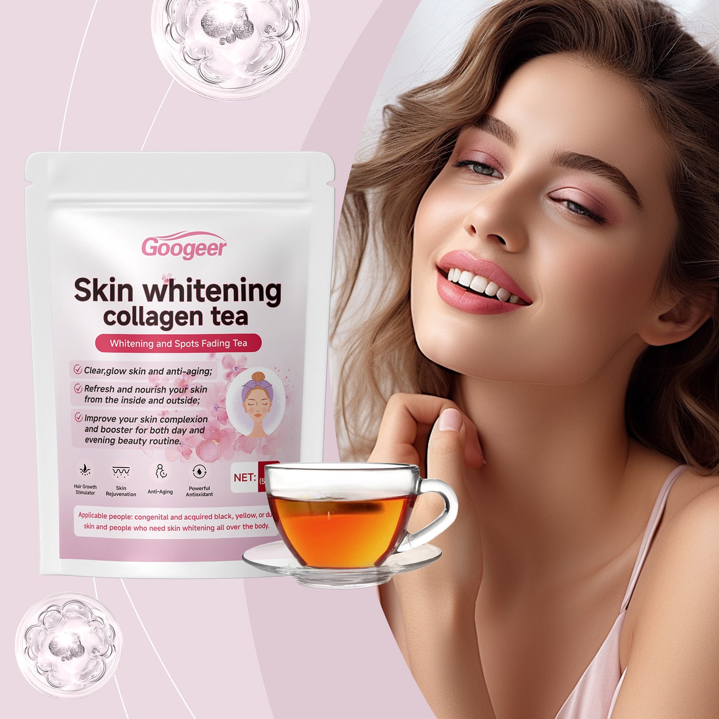 Whitening Collagen Tea Skin Treatment