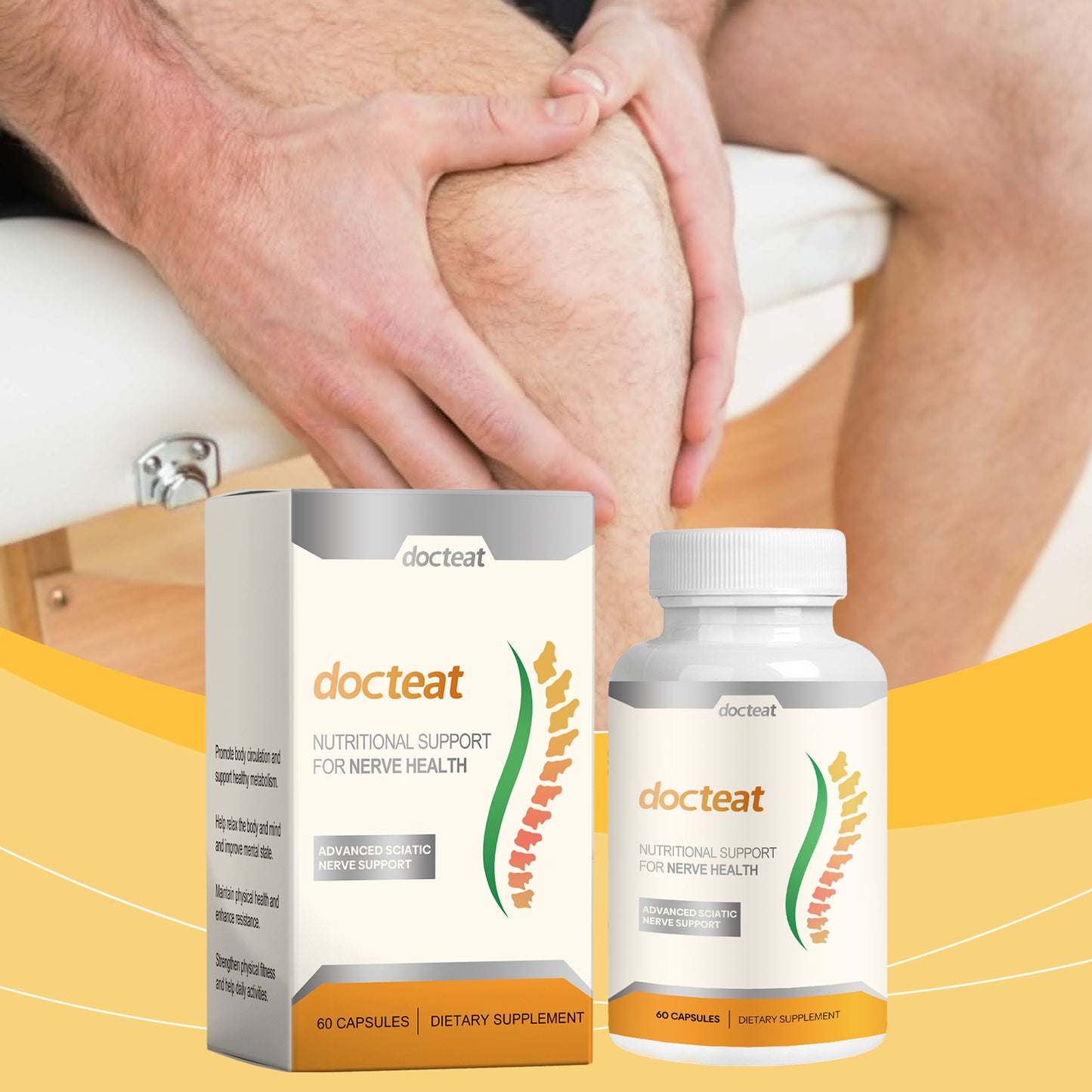 Body Relief Capsules Effectively relieve and improve joint discomfort Daily body massage care