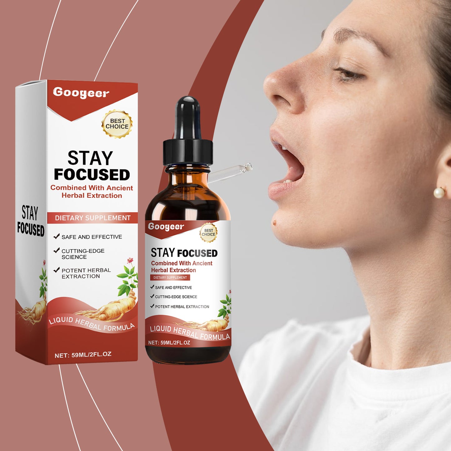 Ginseng Supplement Drops Dietary Supplement Body Treatment