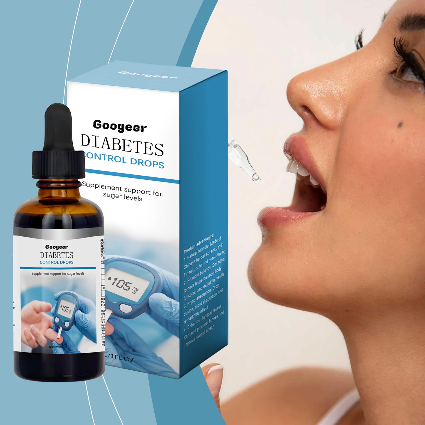 Diabetes Control Drops Body Treatment