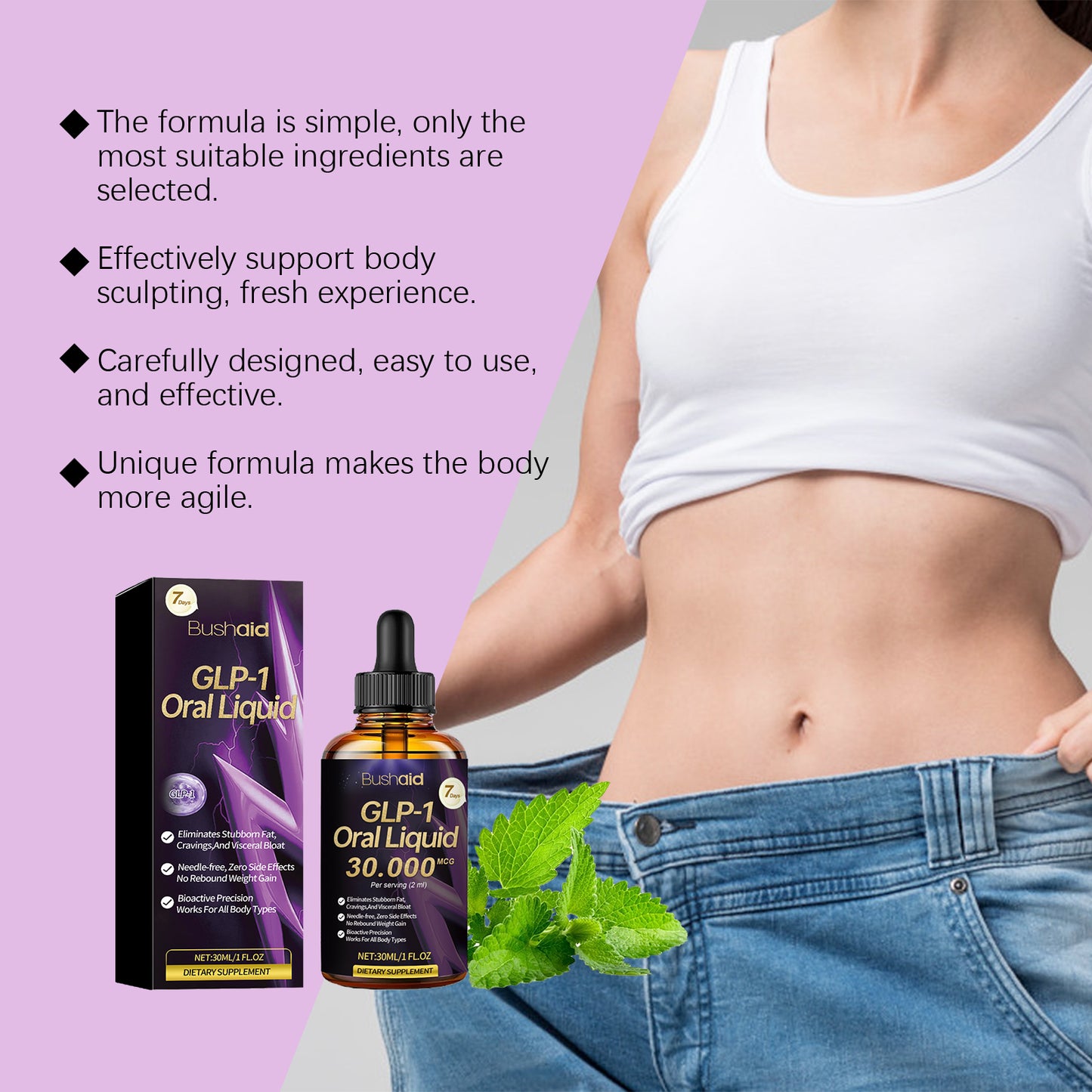 Intestinal Pressure Reduction and Shaping Drops (Oral) Body Treatment