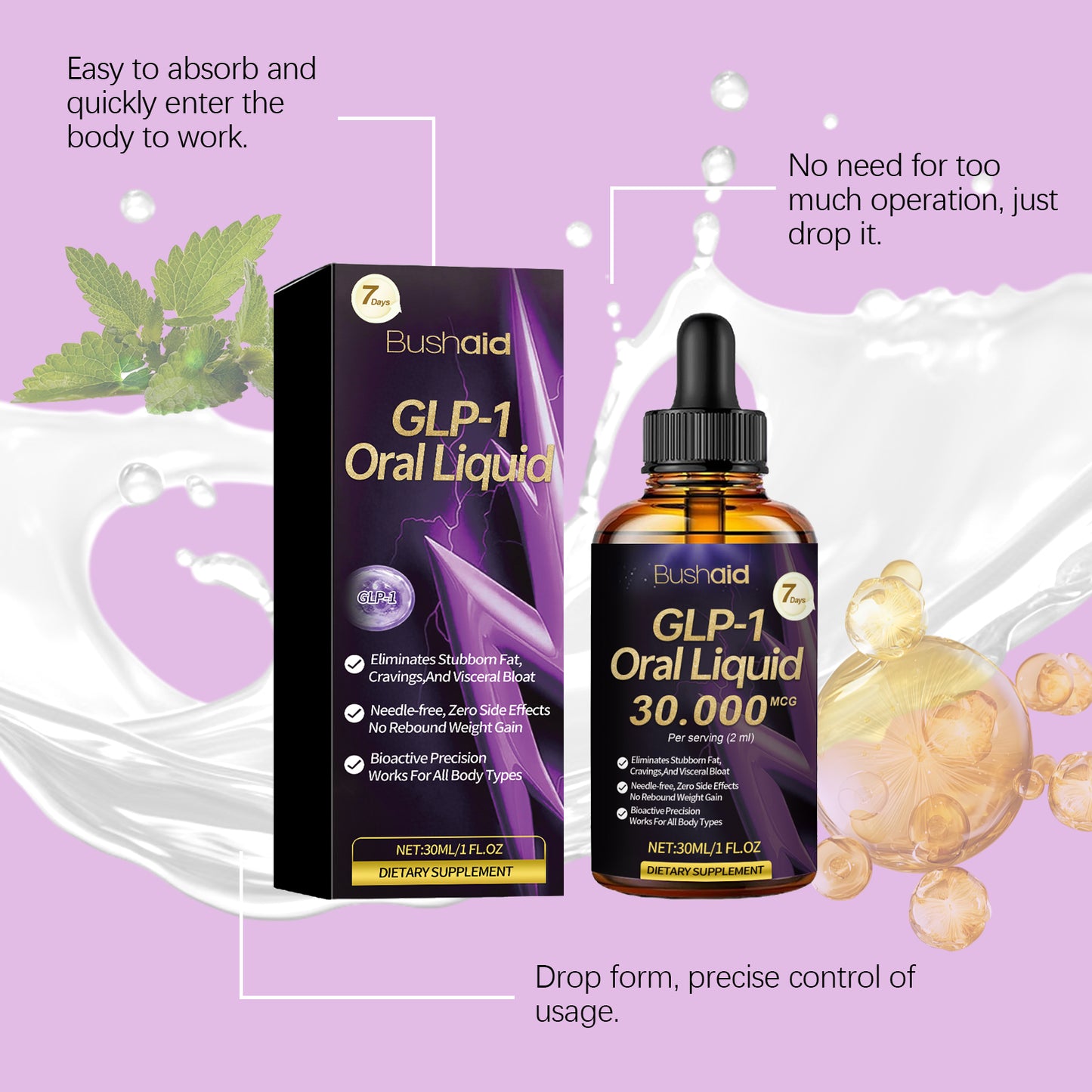 Intestinal Pressure Reduction and Shaping Drops (Oral) Body Treatment