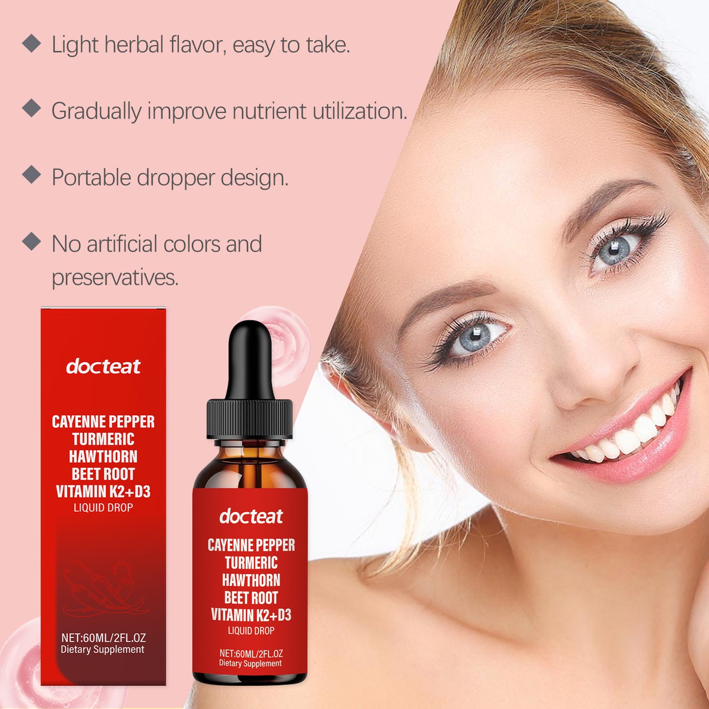 Body Vitamin Nutritional Supplement Drops: Gentle absorption without burden, nourishing and managing the body.
