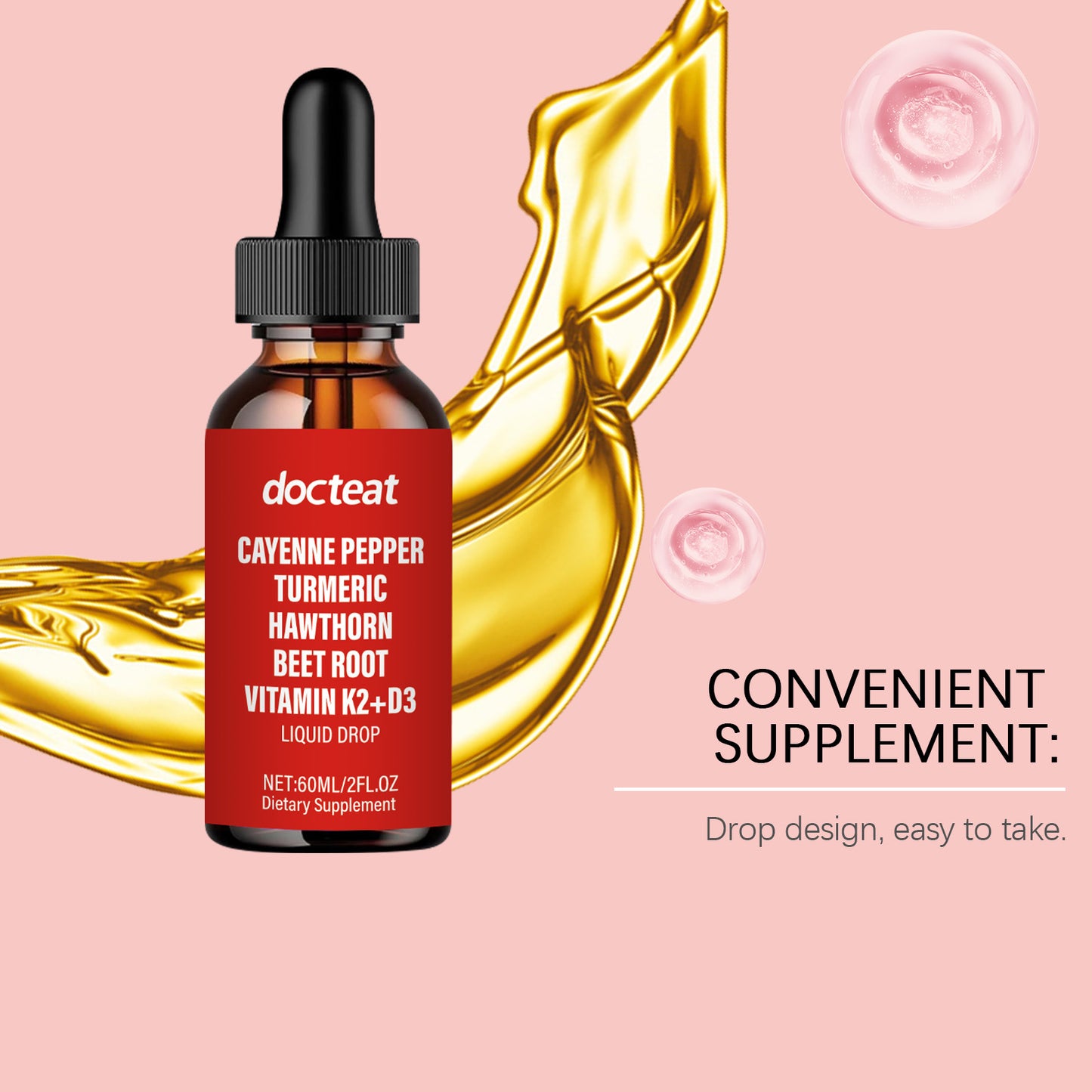Body Vitamin Nutritional Supplement Drops: Gentle absorption without burden, nourishing and managing the body.