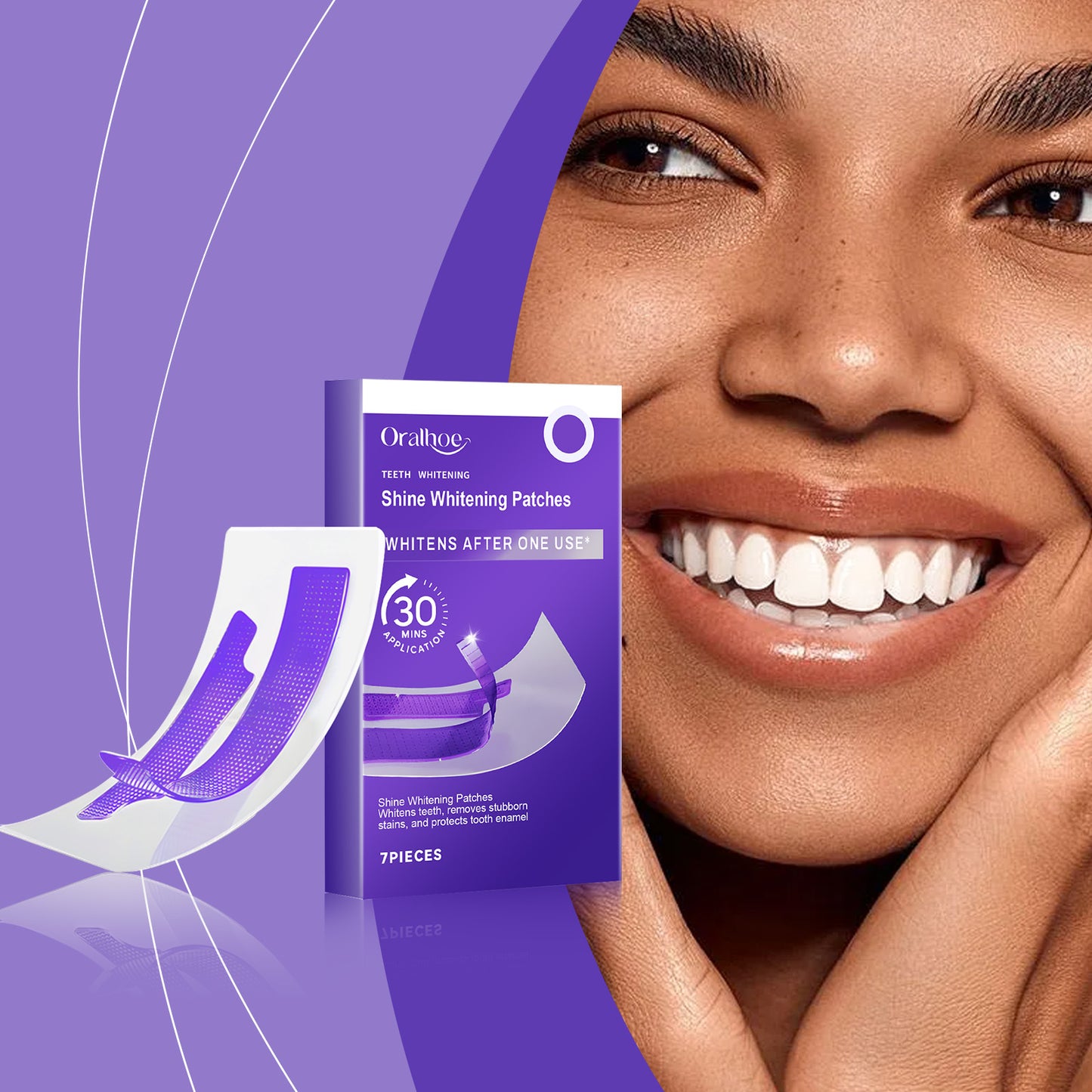 Tooth cleaning patch