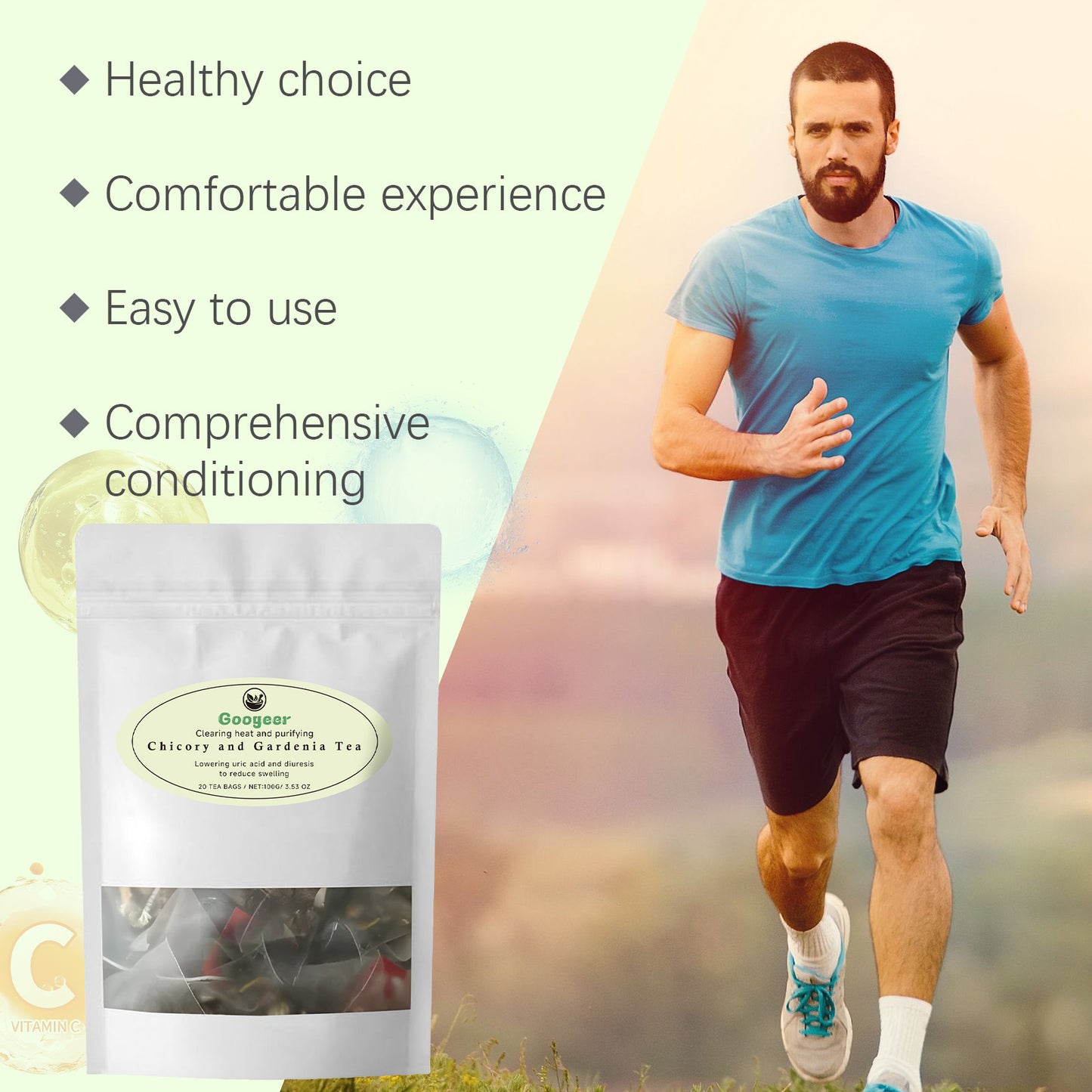 Googeer Chicory And Gardenia Tea Body Treatment-YAO