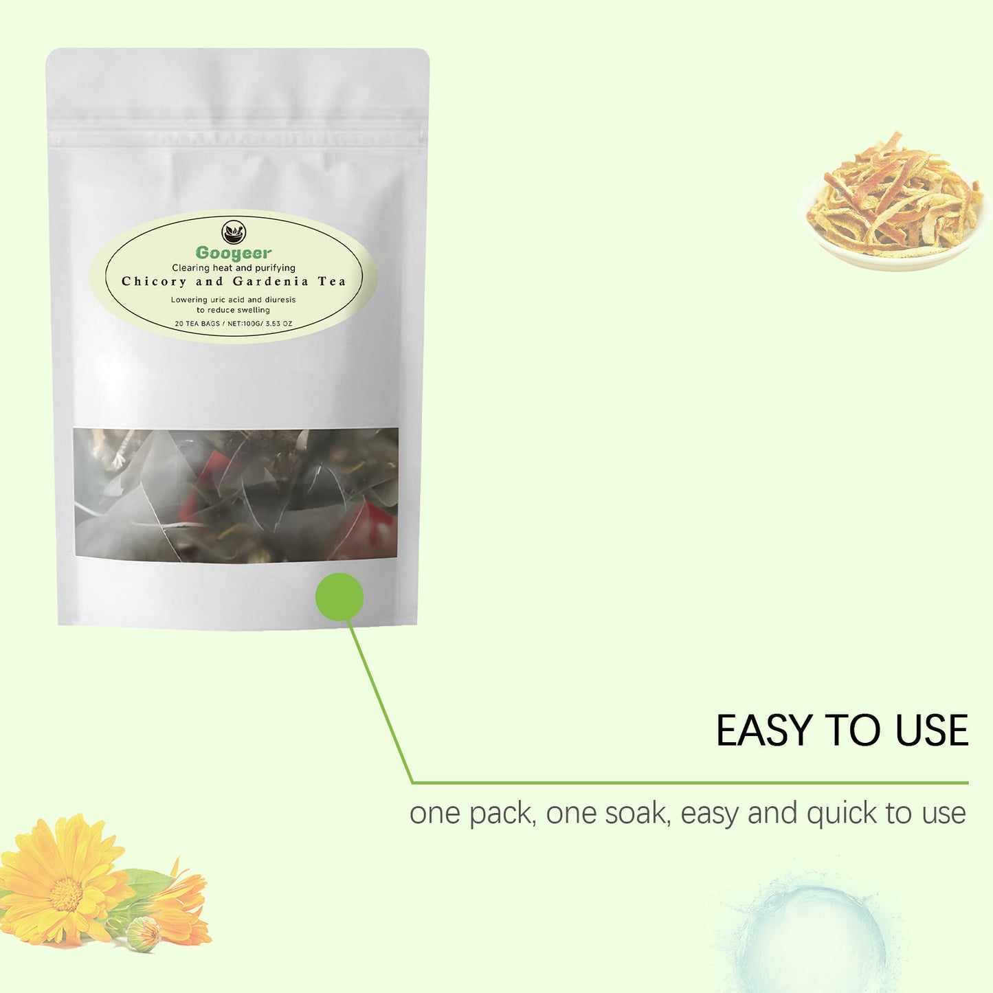 Googeer Chicory And Gardenia Tea Body Treatment-YAO