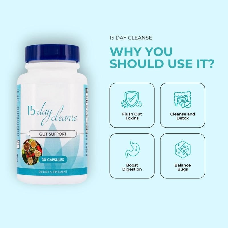 Intestinal Cleansing Dissolving Capsules Capsules for cleansing the intestines and colon Body supplem-YAO